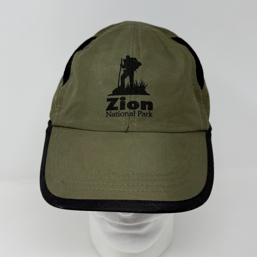 American Backcountry Zion National Park Performance Hat Olive Green Hiking Cap